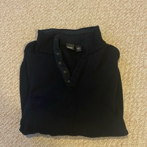 Hugo Boss Other - Hugo Boss black 5-button pullover